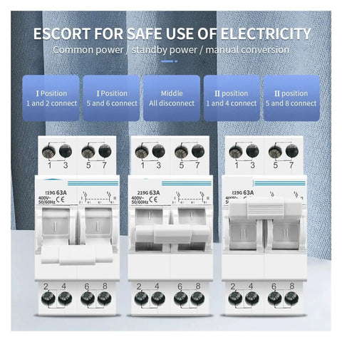Heavy Duty Circuit Breaker For Foolproof Wiring And Rapid Short Circuit Power Cutoff With Tight Overload Shutoff Guard For Smooth Sailing Electrical Gear Setup, showing din rail mounted circuit breakers with connection details.
