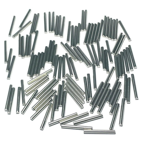 100 Pack 2mm By 20mm Dowel Pins Metal Dowel Pins M2 For Wood Furniture Shelves 304 Stainless Steel Shelf Pegs Bunk Bed Pegs