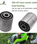 Sickle Head Bushing Replacement For Haybine Mowers Fits 472 477 479 488 490 495 1469 1495 OEM Style Farm Equipment Part Replaces 920-437 Durable Alloy Construction For Long Lasting Wear And Easy Install, 920-437 alloy bushing shown with mower use