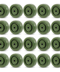4-inch oven rack caster wheels, green, high-temp (-40°F to 525°F), 700 lb capacity, 20-pack