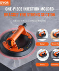 Heavy Duty Glass Vacuum Suction Cup 8 Inch Lifter with ABS Handle on granite surface, metal, wood panels, glass, ceramic tiles