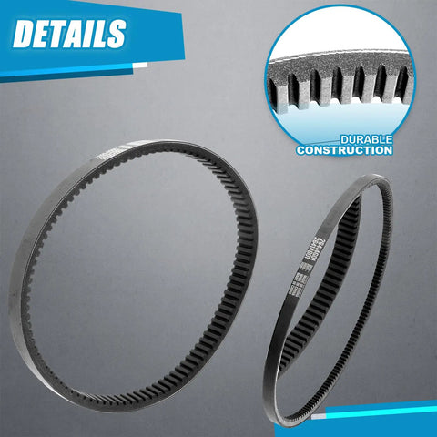Durable Drive And Starter Belts Kit For EZGO Golf Carts TXT Cushman Express Marathon Medalist ST Terrain 4 Cycle Gas 1994 Up