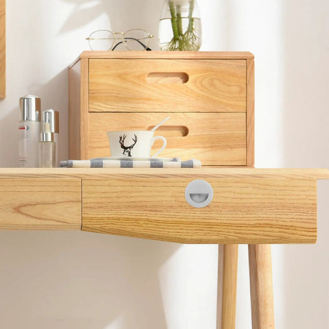 Stainless Steel Semi Circle Cabinet Pulls 40mm Recessed Drawer Handles 4 Pack Brushed Hardware For Kitchen And Bathroom Cupboards