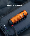 Baton4 Rechargeable EDC Flashlight With 1300 Lumens, Tiny But Mighty Pocket Sized, IPX8 Waterproof, MCC Charging Cable Included