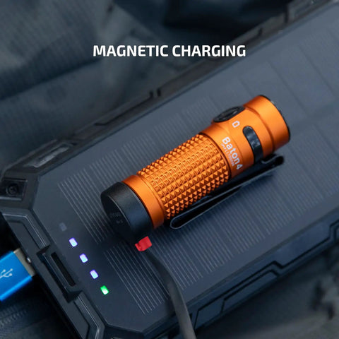 Baton4 Rechargeable EDC Flashlight With 1300 Lumens, Tiny But Mighty Pocket Sized, IPX8 Waterproof, MCC Charging Cable Included