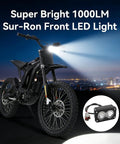 Plug And Play Dirt Bike LED Headlight Kit With 20W Bright White Light 6000K To 6500K Includes Mounting Bracket And Wiring Harness