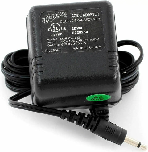 AC power adapter for Legendary 7-100 Portable Guitar Amp On The Go With Tonebird Bundle, black with coiled cord