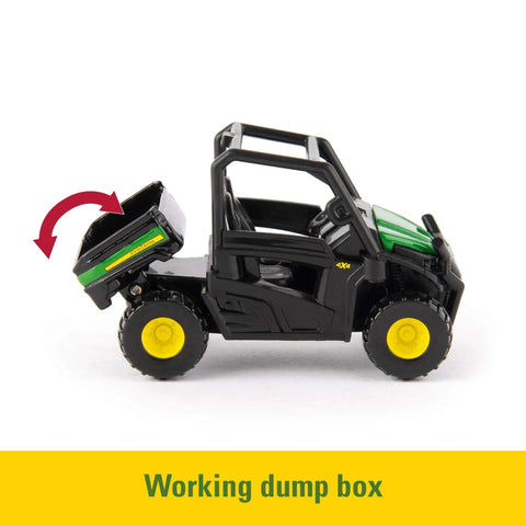 Deluxe 3 Pack John Deere Farm Toy Set With Free Rolling Wheels Tractors Gator And Skid Steer In Collectible Display Box