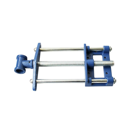 Heavy Duty Front Screw Woodworking Bench Vise With 10.5 Inch Jaw and Tough as Nails Steel Build for Garages and Workbenches