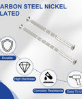 M4x70 Door Handle Screws 10 Pack Cabinet Drawer Pull Fasteners With M4x25 Sleeve Bolts Breakaway Hardware metal construction