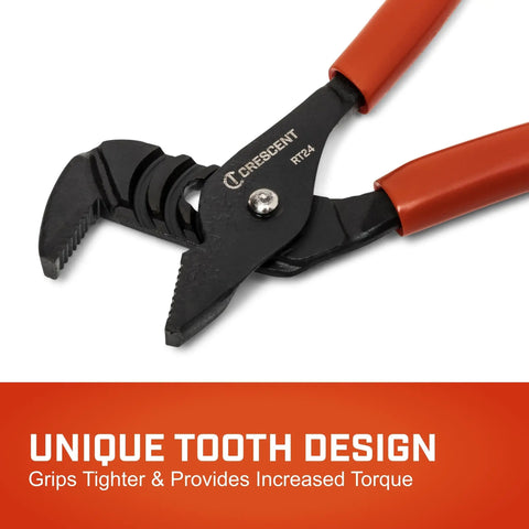 Mini Dipped Handle Tongue And Groove Pliers With Precision Grip, 4 1/2 Inch Jaw, alloy steel with black oxide finish, grips