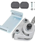 Beefed-Up Go Kart Mechanical Disc Brake Caliper And Bracket Kit For Manco 9598 9597, shown with mounting hardware