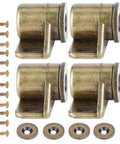 Super Strong Magnetic Door Catch For Cabinets Wardrobes And Drawers Bronze Finish easy install set with screws