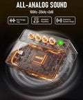Dope 10W Mini Portable Guitar Amplifier with analog circuitry exposed, showcasing rich vintage tone features.