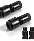 4 Piece Angle Grinder To Die Grinder Adapter Kit Converts M10 And M14 Grinders To 5/8-11 Threads Includes 1/4 Inch And 1/8 Inch Collet Adapters