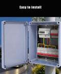 Outdoor Ready 12 By 10 By 4 Inches IP65 ABS Plastic Dustproof Waterproof Junction Box Enclosure For Indoor And Outdoor Conduit Projects