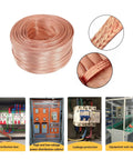 Pure Copper Desoldering Wick 32.8 Ft Flexible Braided Mesh Solder Wick 4mm Wide Copper Wire For Electronics Repair High Conductivity