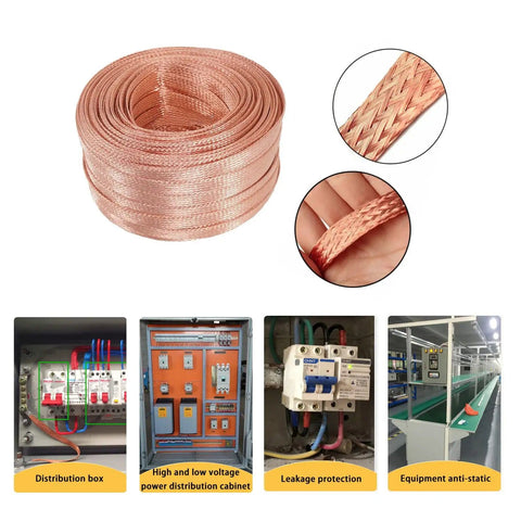 Pure Copper Desoldering Wick 32.8 Ft Flexible Braided Mesh Solder Wick 4mm Wide Copper Wire For Electronics Repair High Conductivity