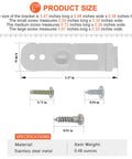 Dishwasher Mounting Bracket Install Kit Upgrade With 2 Mounting Brackets And 6 Screws For Secure Fit Replacement Hardware