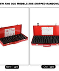 Top Notch 35 Piece Metric Hex Socket Impact Kit With Long And Short Drive Sleeves For Hardcore Automotive Jobs Built From Tough Chrome Vanadium Steel To Handle Heavy Duty Grips And Rust Free Durable Performance Every Single Time, 35-piece impact socket set in red case