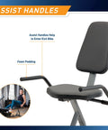 Magnetic Recumbent Exercise Bike For Home Gym With Digital Monitor Quick Adjustable Seat Cushioned Backrest Low Impact Cardio