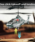 Camouflage RC Helicopter With Military Look, 2.4G 3.5CH, Missile Launch, One Key Takeoff Landing, Altitude Hold in flight