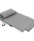Heavy Duty Electric Lifting Backrest With Adjustable Angle For Hospital Beds grey fabric with remote control for elderly and disabled users