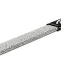 Heavy Duty Eight Inch Flat Hand Rasp Engineered With Tungsten Carbide Coating And Ergonomic Soft Grip Handle For Quick Wood Shaping on a white background.