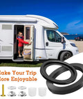 RV Toilet Seal Kit For Dometic 300 310 320 Stop Leaks With A 2 In 1 Replacement Gasket Set With RV Background