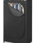Easy Setup Portable Wardrobe Closet Storage Organizer With Hanging Rack See Through Window No Tool Assembly 19.75x36x64 Inches