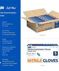 Nitrile Exam Gloves 3.5 Mil Thick Powder Free Latex Free Food Safe Disposable Gloves For Cooking Cleaning And Everyday Medical Tasks Blue 1000 Count Small