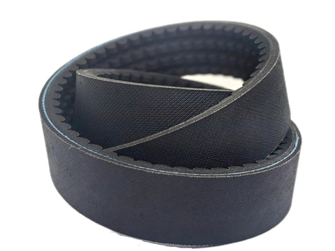Cogged Wedge Belt Replacement 1 5/8 In By 47 3/4 In Heavy Duty Drive Belt For Vermeer SC252 142468001 180007296 With High Flexibility And Long Life Built To Last, black