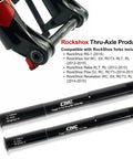 Front Thru Axle Set 15x100mm And 15x110mm Boost For RockShox Forks Aluminum Alloy with CNC branding