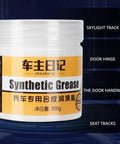 Door Car Grease Multifunctional Rails Lubricant for car doors sunroof hinges and locks, 100g synthetic grease in white container