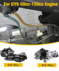 Installed GY6 Vacuum Fuel Pump Petcock 3 Port Replacement For 50cc 125cc 150cc Engines Must Have For Most Chinese Scooters