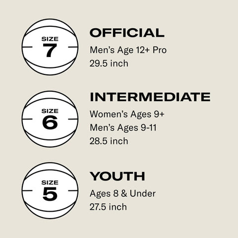 Forge Indoor Outdoor Basketball Size 7 29.5 Inch With Pro Feel Cover For Superior Control And Durability size chart