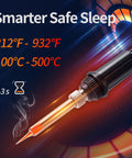 2 In 1 Hot Air Rework Station Kit With 760W Soldering Iron And Soldering Mat showing soldering iron temperature range