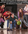 Group excitedly watching a woman bowl with Six Piece Bowling Sanding Pads Set 2000 Grit For Bowling Balls, Resurfacing And Polishing Kit Visible