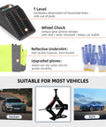 Premium 10 In 1 Electric Scissor Jack With Enhanced Safety And 3 Ton Capacity One Button Easy Lift Portable Auto Lift Kit components