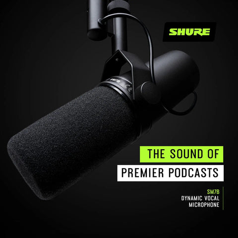SM7B Dynamic Studio Microphone For Podcasters Streamers And Vocal Pros With Wide Frequency Range Smooth Warm Tone Black