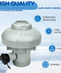 Large Inlet Air Nozzle For Above Ground Pool Pumps 1900 2450 GPH, pro grade inlet air jet kit with strainer grid replacement