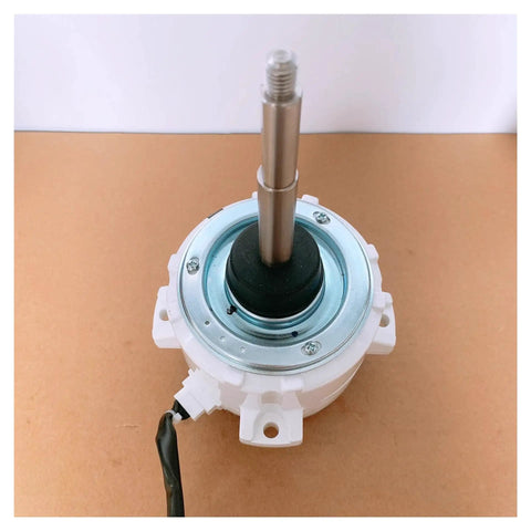 Brushless DC Motor For Central Air Conditioning External Fan Replacement ZWF-140A H7B0838A top view, metal shaft visible
