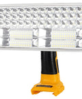 40W LED Work Light With 4200LM Output For Dewalt 20V Battery, cordless handheld spotlight flood light on stand