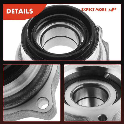 Close-up of Two Pack Rear Wheel Bearing And Hub Assembly For Toyota Tacoma 2005 2020 Heavy Duty Ball Bearing