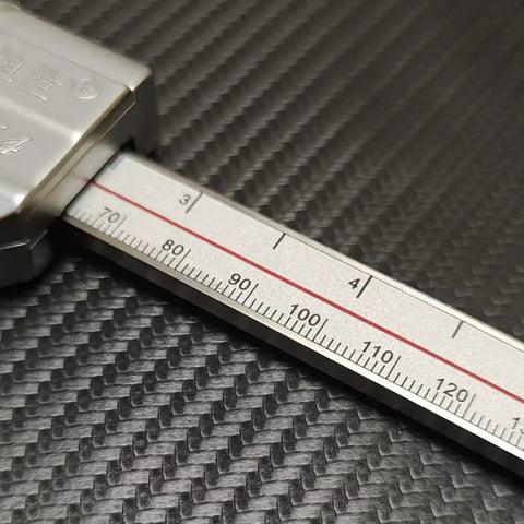 Digital Double Hook Depth Caliper With 6 Inch Base IP54 Waterproof Stainless Steel Depth Gauge on carbon fiber background