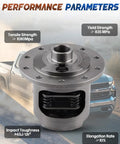 Limited Slip Differential Locker For GM 8.5 And 8.6 Inch Axles With 30 Spline 2.73 And Up Gear Ratio Fits Chevy Avalanche And Silverado Posi Unit Premium Install Kit Included with performance metrics shown