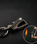 Three In One Lighter With Multitool Keychain Bottle Opener Portable Waterproof Ignite Tool For Camping Reusable Fire Starter
