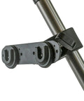 Dual Ham Radio Microphone Holder Clamp Black Heavy Duty Mount That Grabs Two Mics Yaesu Anytone And Other Mobile Two Way Radios