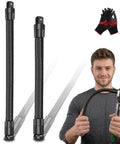 1/2 Inch Flexible Shaft Extension Tool for Auto Repair with torque socket and ratchet spanner, shown with gloves and user