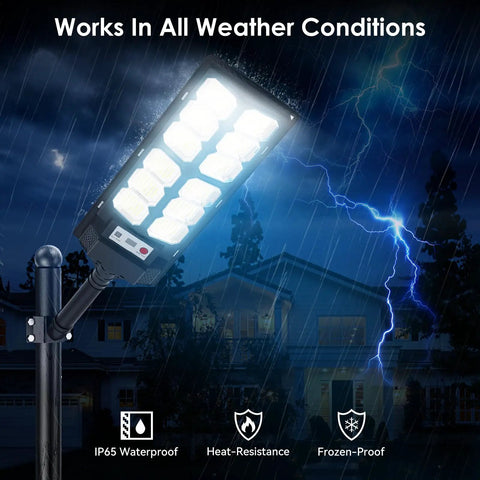 4 Pack Heavy Duty Solar Flood Lights With Motion Sensor Delivering Hella Bright 13000LM Illumination For Instant Yard Driveway Or Parking Lot Security With Rock Solid Weather Proof Performance And Zero Wiring Hassle
